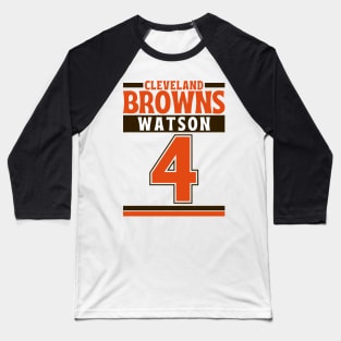 Cleveland Browns Watson 4 Edition 3 Baseball T-Shirt